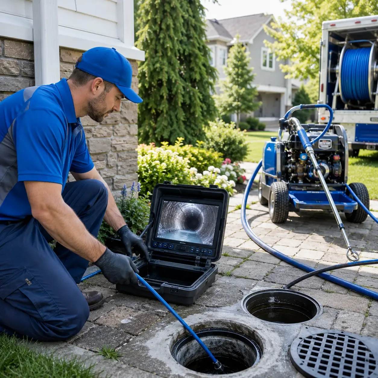 Outdoor drain cleaning professionals serving Collinsville, IL